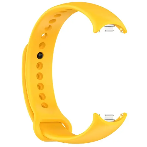 Ремешок для фитнес-браслета Lemfo для Xiaomi Mi Band 8 и 9 желтый - фото 3