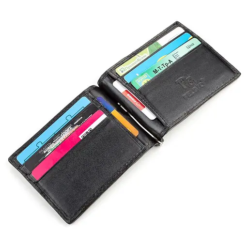 Зажим из натуральной кожи крокодила Crocodile Leather 12х 8.5 см acs0032266 - фото 6