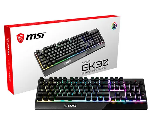 Клавиатура игровая MSI Vigor GK-30 UA USB Black - фото 4