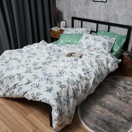 Комплект постельного белья Moon&Star Бязь Gold Люкс Spring Harmony King Size 220x240 наволочки 2х70х70 - фото 8