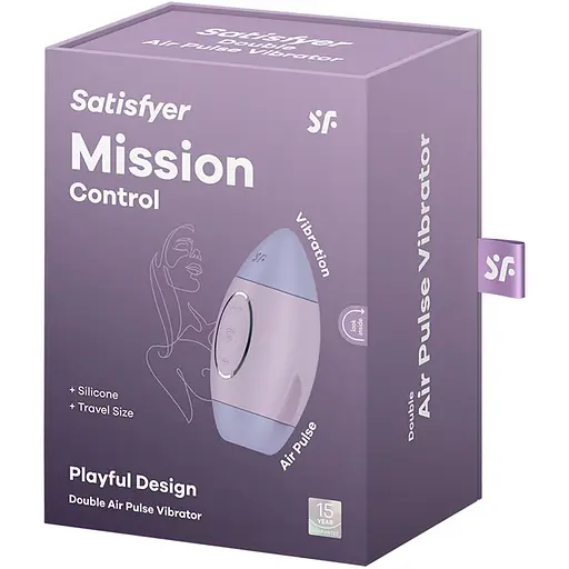 Вакуумний стимулятор Satisfyer Mission Control Violet SO8970 (108364) - фото 8