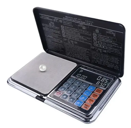 Ювелирные весы DP-01 1000г /0.1г (со встроенным калькулятором) - фото 7