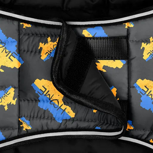 Куртка-накидка для собак Waudog Clothes, малюнок "Дім", XL, А 47 см, B 68-80 см, С 42-52 см [CD] - фото 4