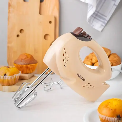 Стаціонарний електричний ручний міксер Magio MG-950 з насадками - фото 4