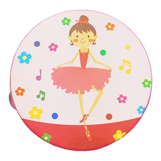 Деревянная игрушка "Бубен" Bambi MD 0367 Балерина - фото 1