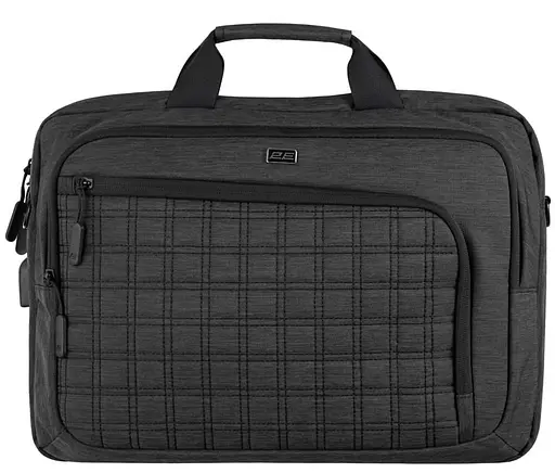 Сумка для ноутбука 2E 16" CrossSquares, Black (2E-CBN9198BK) - фото 3
