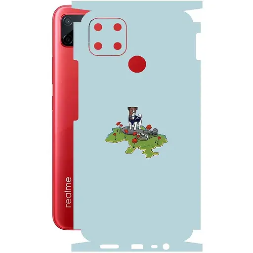 Защитная пленка StatusSKIN для Realme C12 Корпус Винил Патрон 2 - фото 1