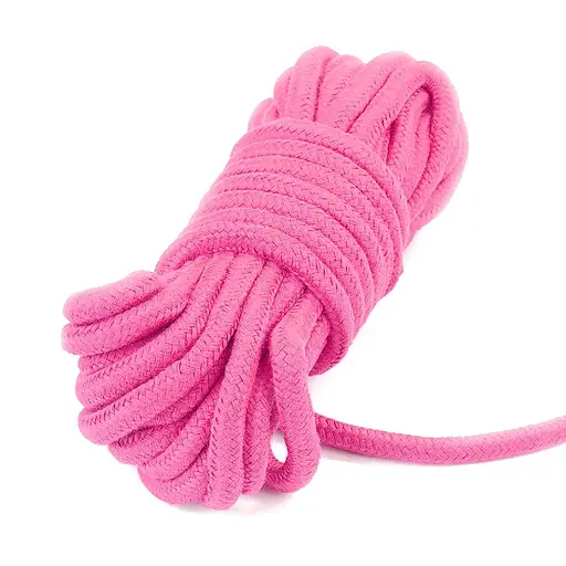 Мотузка для BDSM Lovetoy 10 м рожевий - фото 2