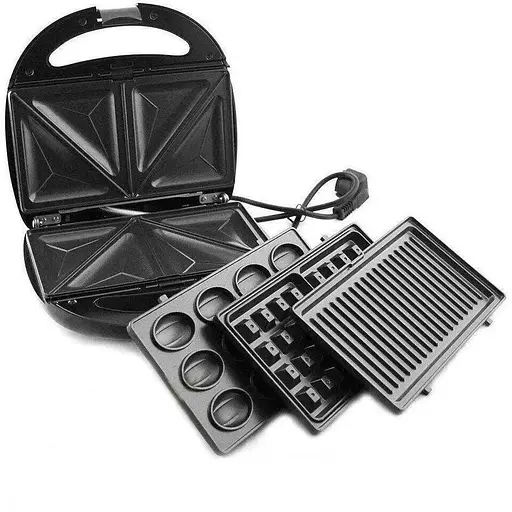 Электрогриль мультимейкер Rainberg RB-5408 4в1 2200 Вт - фото 1