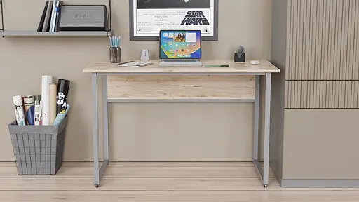 Компьютерный стол Ferrum-decor Коди 75x120x60 серый ДСП Дуб Сан-Марино 16мм (FRD-101664) - фото 4