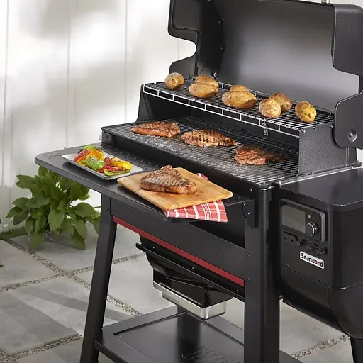 Стальной складной передний стол для Weber SEARWOOD XL 600 (3400109) 