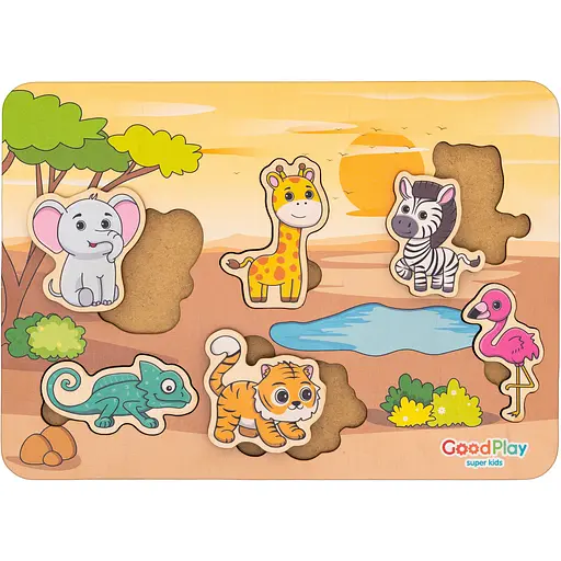 Пазл-сортер GoodPlay Тропіки (PS-4-022) - фото 2