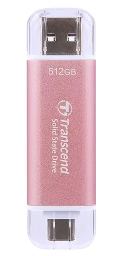 Накопитель SSD Transcend SSD накопитель 512GB ESD310P Type-C Portable SSD (TS512GESD310P) 500 (FFMSTR02125) - фото 2