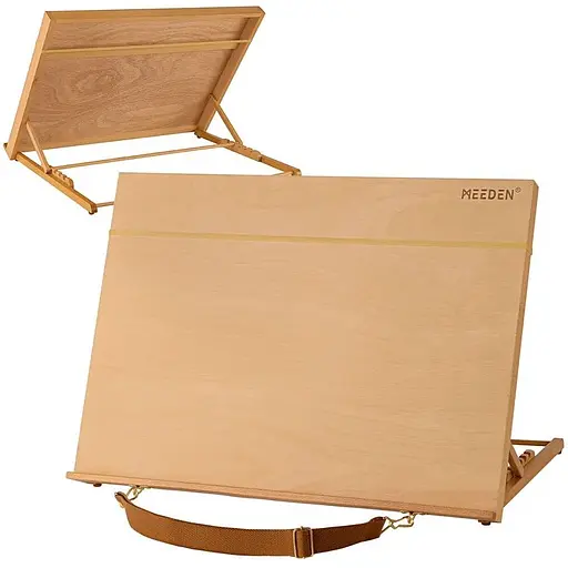 Мольберт-планшет MEEDEN настільний 6076 А2 бук 65,1×48,3×48,3см  - фото 2