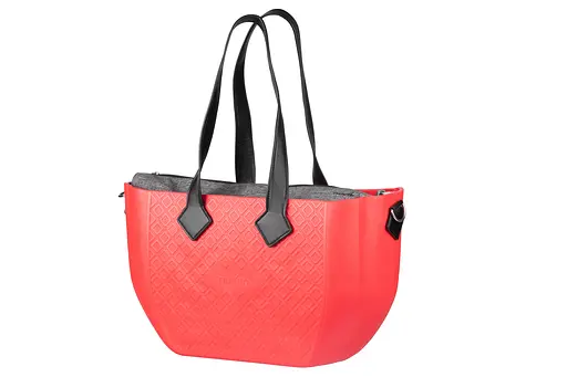 Сумка MyMia ручки эко-кожа, коврик, ремни для коляски, красно-черный Nuvita det0018688 - фото 2