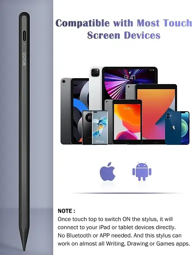 Стилус Mixoo для iPad, універсальна активна цифрова ручка iPad Stylus - фото 3