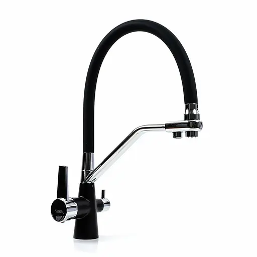 Смеситель для кухни под осмос Platinum LN077 черный - фото 1