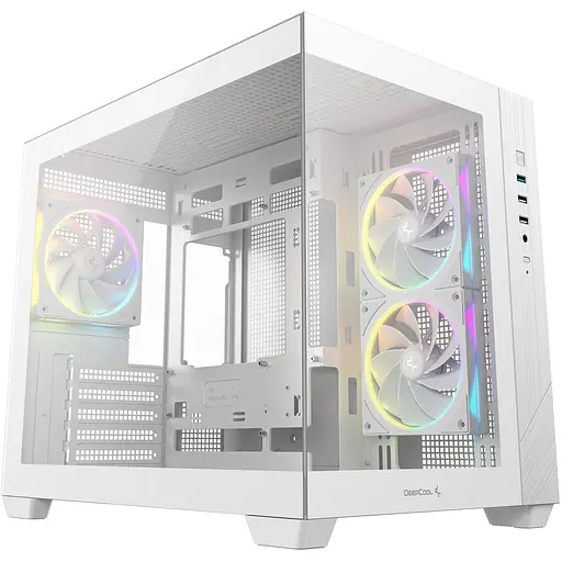 Корпус DeepCool CG330 3F White (R-CG330-WHNGM3-G) без БЖ - фото 1