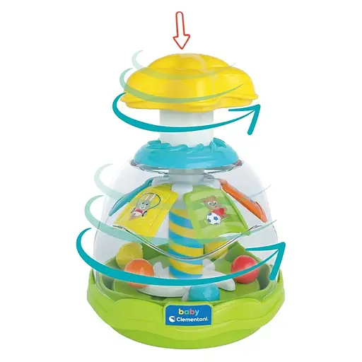 Игрушка-волчок Clementoni Веселые животные (17895) - фото 4