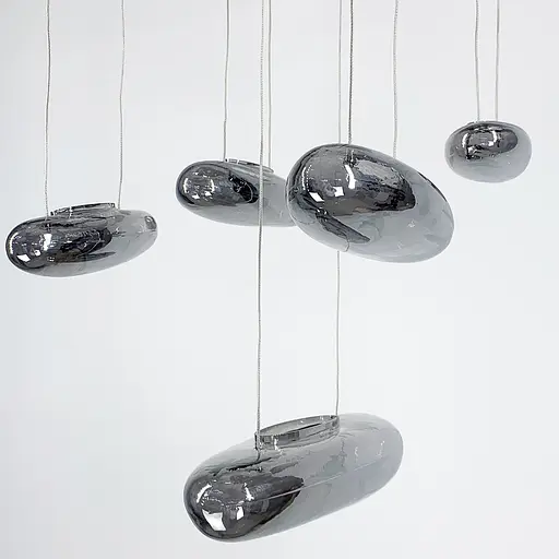 Потолочная люстра Water Drops Line.F S 17G-600 GR - фото 4