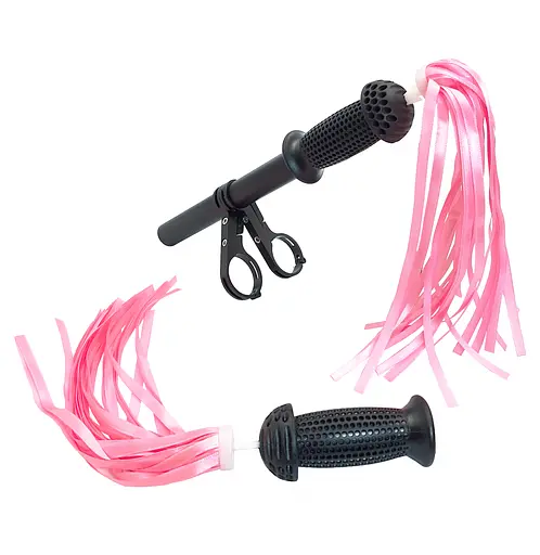 Ленты в руль детского велосипеда / самоката атласные однотонные розовый (G00019651) - фото 2