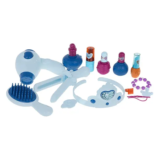 Туалетний столик Ramiz дитячий з функцією світла та звуку + аксесуари блакитний 8223B - фото 7