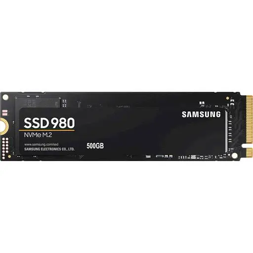Накопитель SSD Samsung m.2 NVMe 500Gb 980 PCIe 3.0 480 512 (MZ-V8V500BW) - фото 1