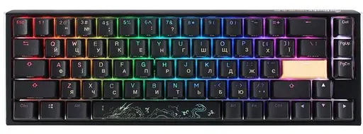 Клавиатура Ducky One 3 SF Cherry MX Red RGB Black UA (DKON2167ST-RUAPXCLAWSC1) - фото 1