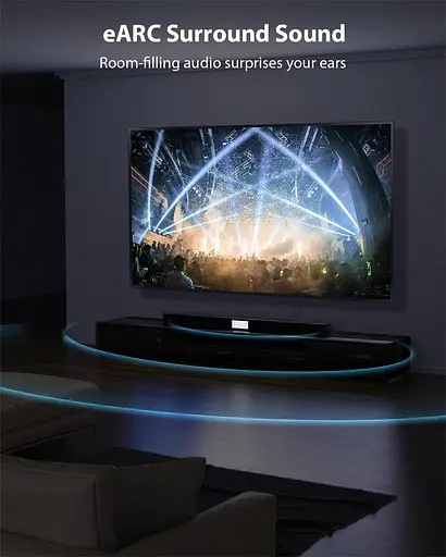 Ультратонкий кабель HDMI 2.1 8K 0,5 м, кабель Stouchi HDMI 2.1, надзвичайно гнучкий кабель 8K HDMI, підтримка 10K 8K120 4K120 144 - фото 2