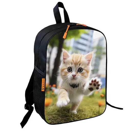 Шкільний рюкзак дитячий з кошеням + Сумка для взуття спортивної форми рюкзак-мішок для хлопчика (01699) - фото 5