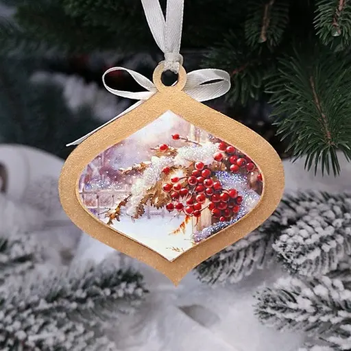 Творческий набор для создания 3-х елочных украшений "Cozy Winter" FDCKW-054 - фото 5