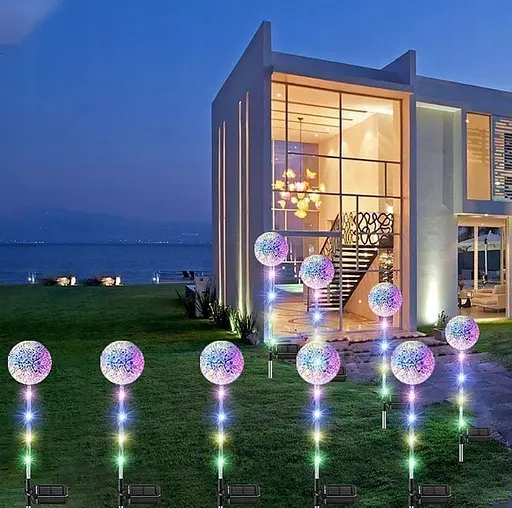 Світильники Sun Lamp Квітки цибулі садові на сонячних батареях 2 шт - фото 3