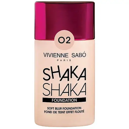 Тональный крем Vivienne Sabo Shaka Shaka с натуральным блюр-эффектом тон 02, 25 мл - фото 1