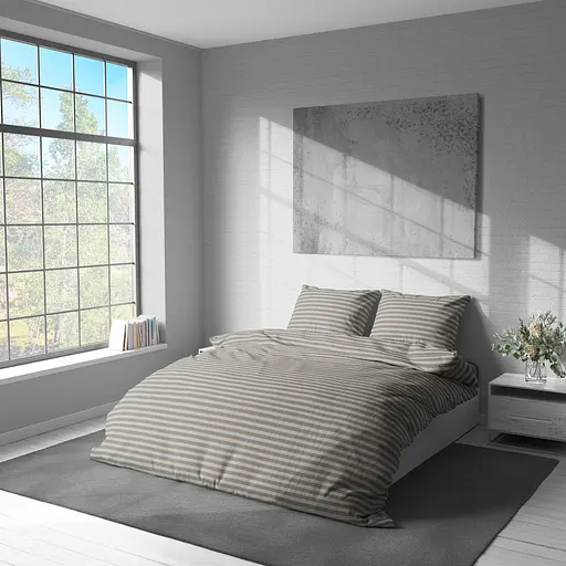 Комплект постільної білизни LeLit Євро 200х215 см бязь B-1248/2 мокко (le2000000341156) - фото 3