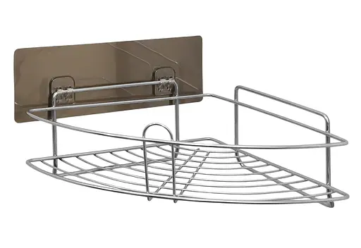 Полиця нержавійка на самоклейці, FABRIKA UNO. Розмір: 23х23х10