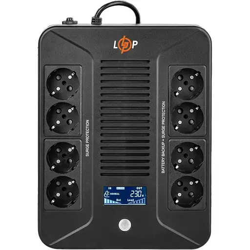 Лінійно-інтерактивне ДБЖ LogicPower LP-600VA-8PS 360 Вт - фото 1
