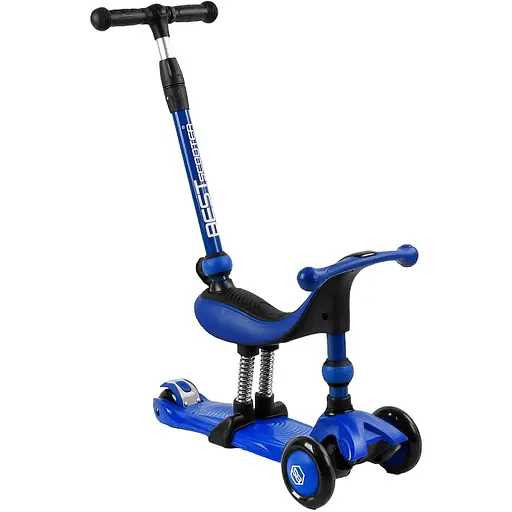 Самокат дитячий Best Scooter складаний 12 Синій 000255090