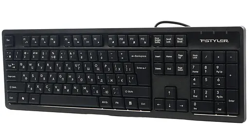 Клавіатура A4Tech Fstyler FKS12 (Black) (FKS12 (Black)) - фото 2