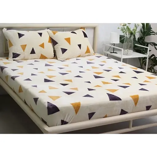 Простыня на резинке с наволочками TAG Tekstil 180х200х20 см 000267554