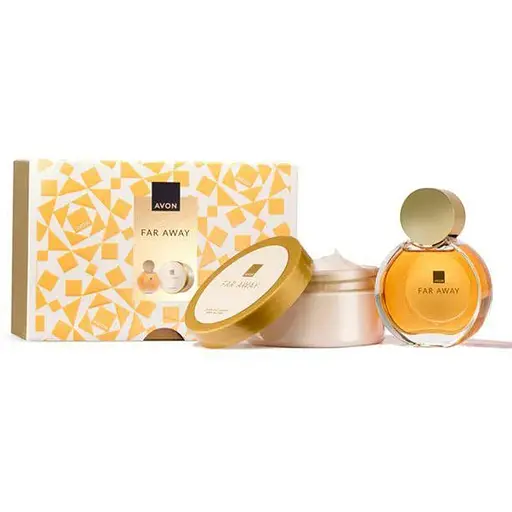 Набір подарунковий Avon Far Away (edp/50ml + b/cr/200ml) (158511317) - фото 1