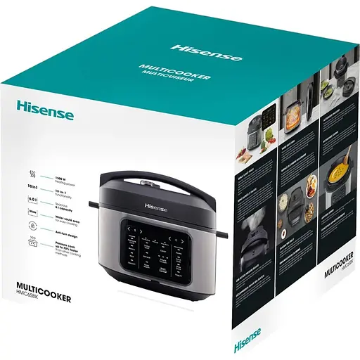 Мультиварка-скороварка Hisense HMC6SBK (744032) - фото 7