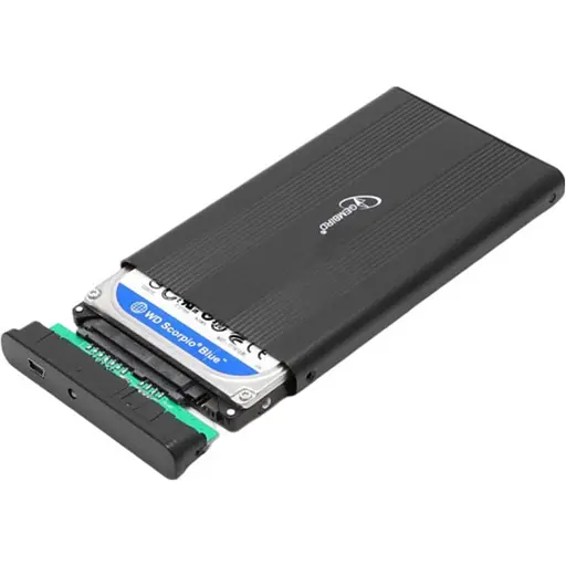 Зовнішня кишеня Gembird 2.5" USB2.0 Black (EE2-U2S-5) [124676] - фото 4