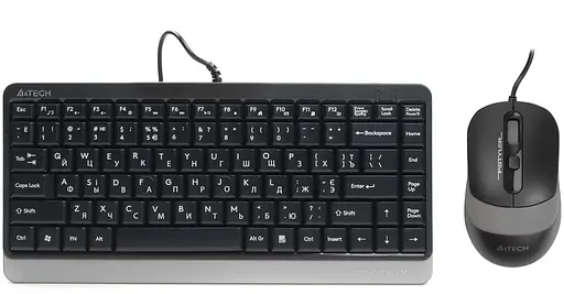 Бездротовий комплект (клавіатура + миша) A4Tech F1110 Fstyler Wireless Black-Grey (F1110 Grey)) - фото 1