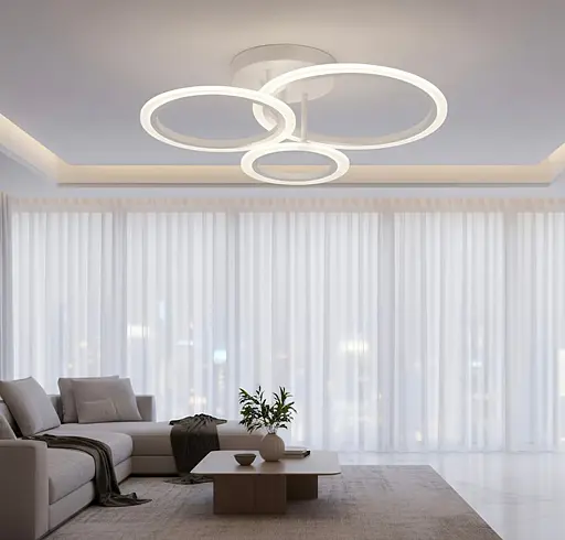 Світлодіодна люстра G 2716/3B WT 66W