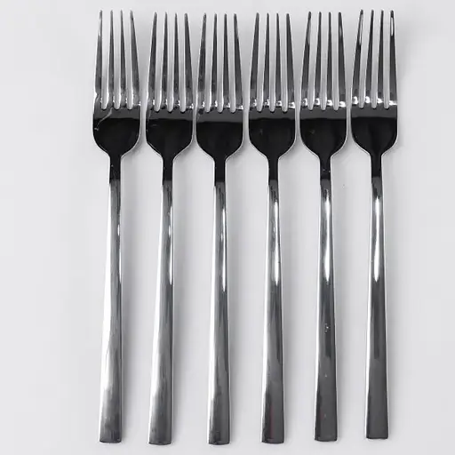 Набор столовых вилок Yiwu 6 штук из нержавеющей стали 21.5 см вилки кухонные столовые приборы классический стиль блистерная упаковка HP-16978-17 - фото 4