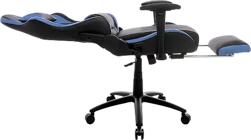 Геймерское кресло GT Racer черное с синим (X-2534-F Black/Blue) - фото 6
