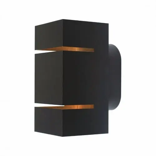 Накладной светильник на стену в квадратном корпусе Line F Арт. AL8002 черный - фото 1