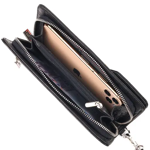 Кожаный кошелек Canpellini 20х10.5х3 см acs0025095 - фото 5