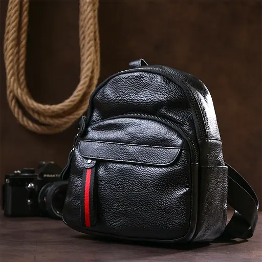 Кожаный женский рюкзак Vintage 22х26х12 см sum0020103 - фото 6