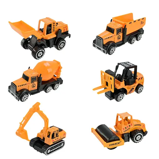 Дитячий трейлер із машинками АВТОПРОМ PS006-4 у наборі 6 машинок - фото 3